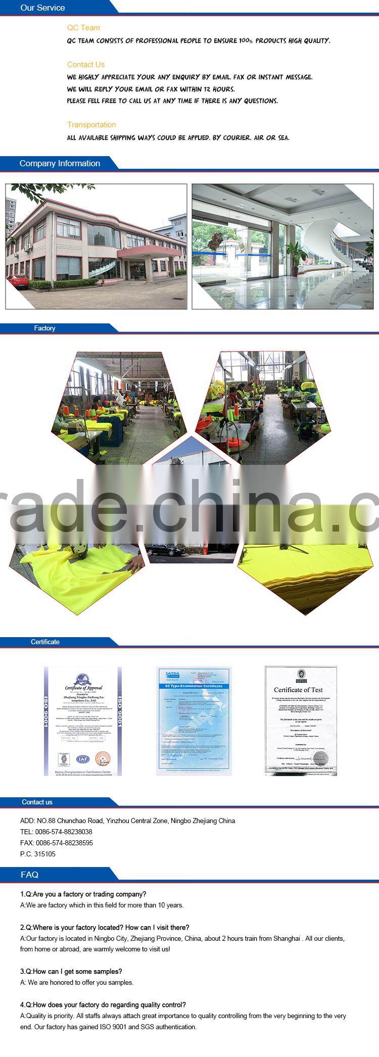 Cheap high visible road safety reflective vest RF005