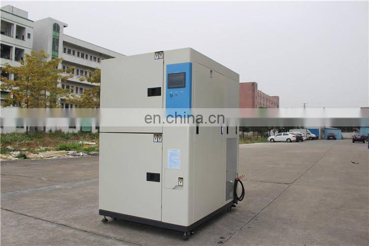 Two zone hot impact testing cryo chamber