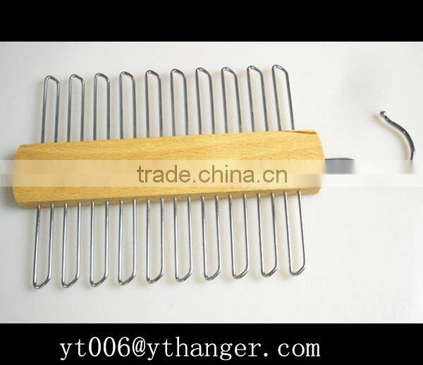 RQ155 wood tie hanger wooden tie hanger