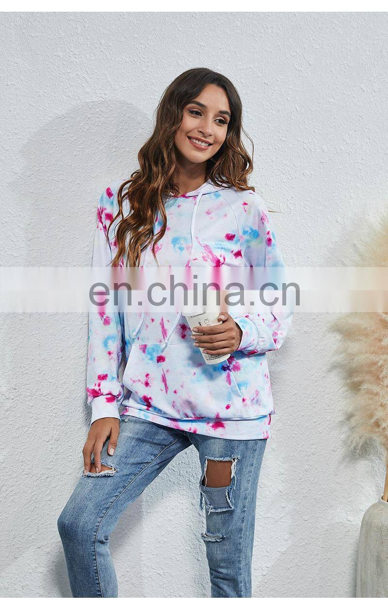 Europe 2021 European and American fall hot styles trendy fashion casual hooded fashion women's sweater