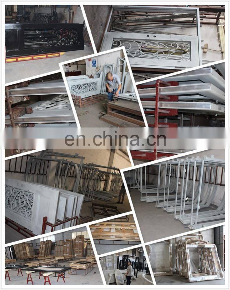 Wholesale mexican & india iron doors with double glass