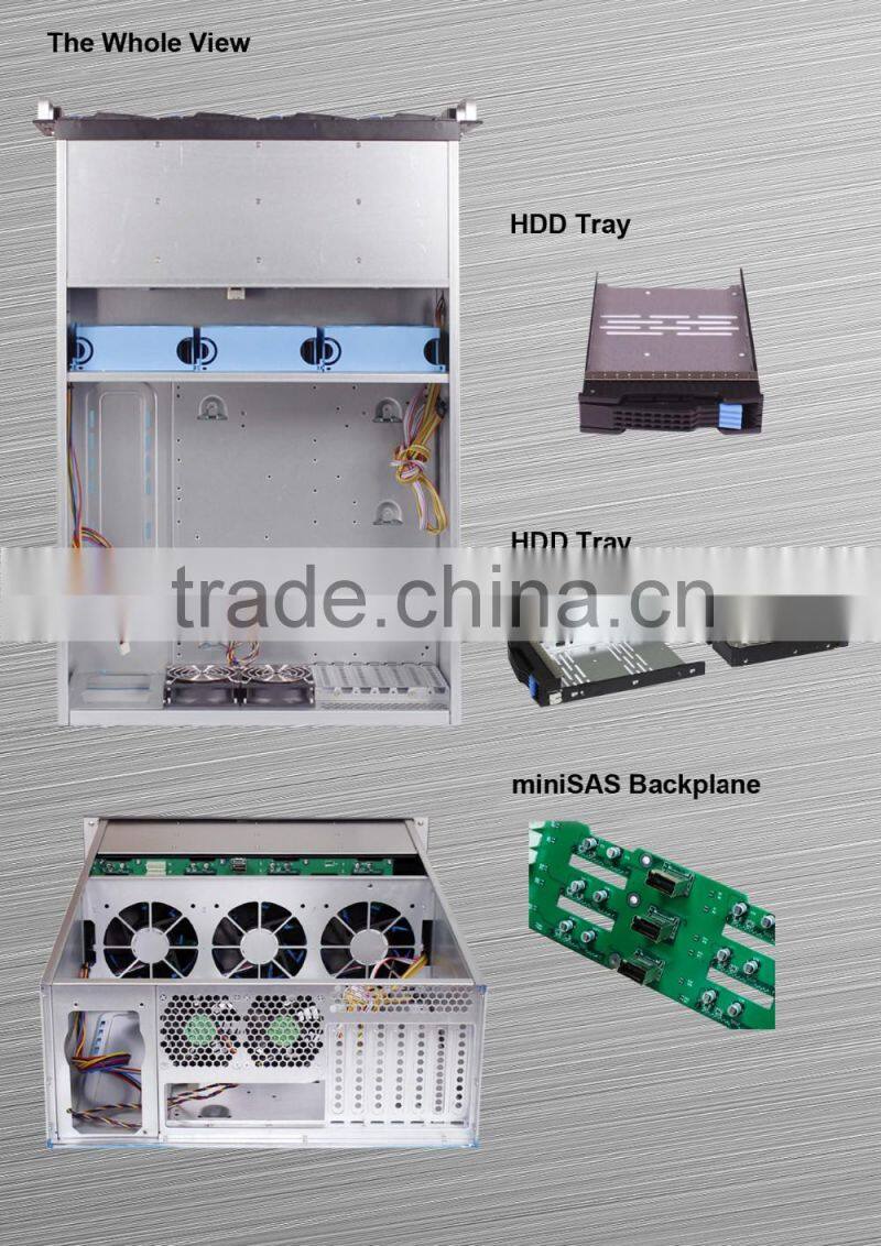 4U 24bay Server Case Rackmount Chassis