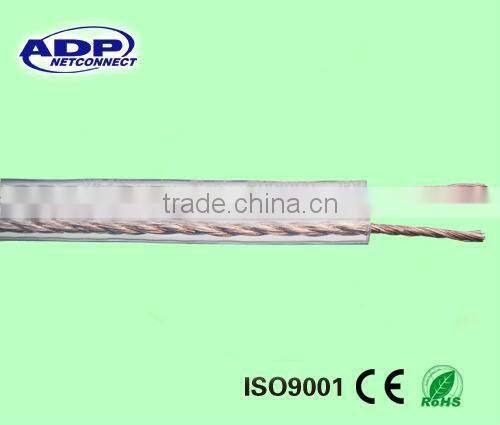 Clear Jacket Compact clear speaker cable