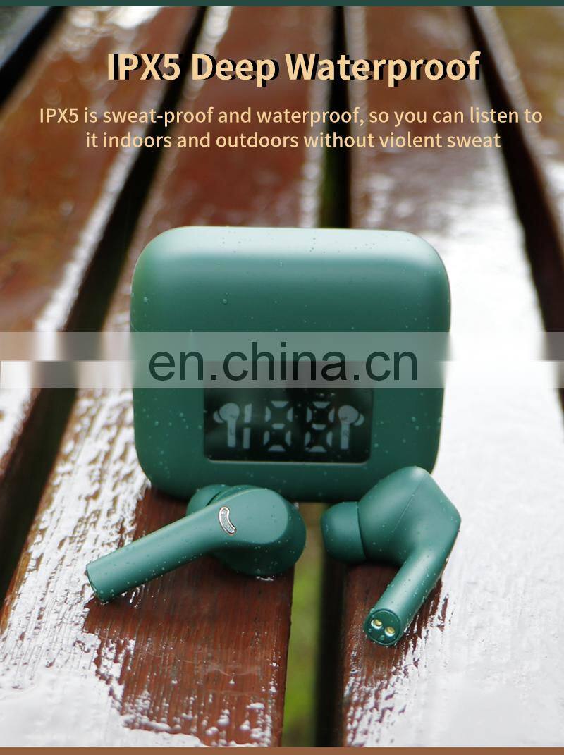 2020 V5.2 amazon hot private mode J5 tws earphones super bass earbuds wireless Gaming Headset Ear bud Headphone