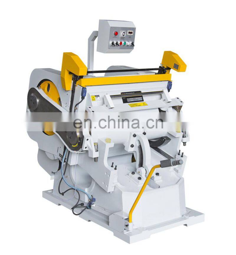 ML930 Paper cups plastic sheet semi automatic Die Cutting & Creasing Machine, carton plate fan die punching press cutter