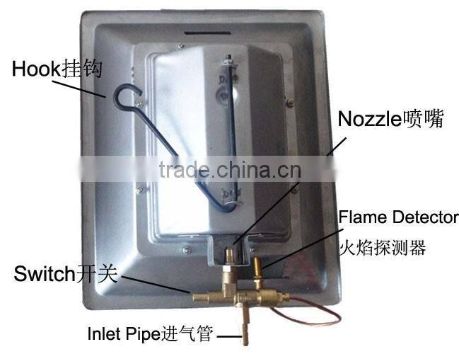 Infrared radiant ecoflame poultry house gas heater,brooder THD2608