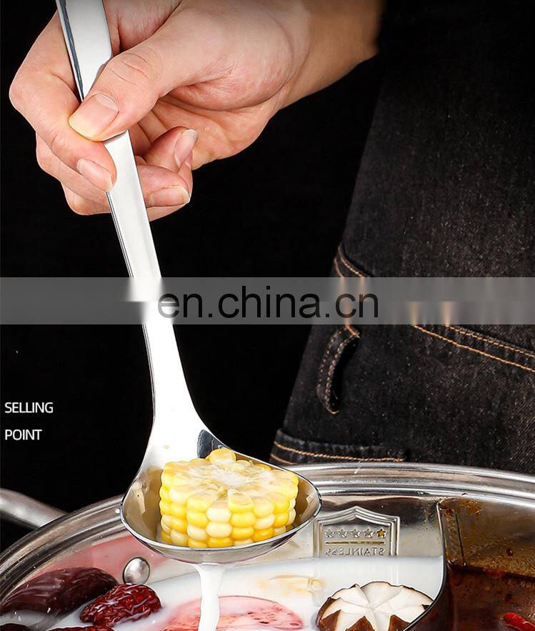 Amazon Hot Selling Slotted Spoon and Soup Ladle Set Kitchen Filter Spoon