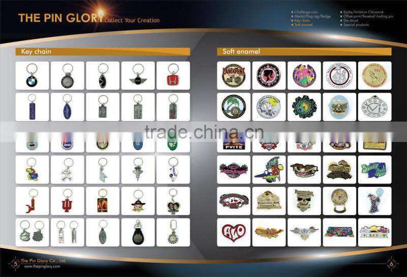 Custom lapel pin badge flag blue red and green dog tags