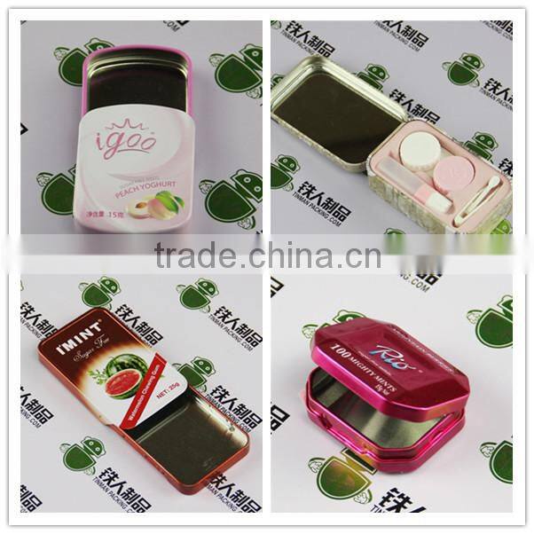 Chewing gum tin box