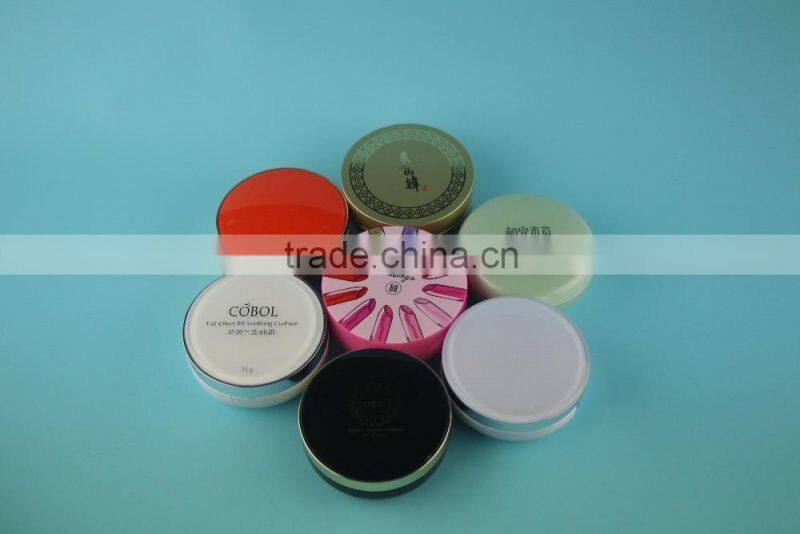 15g cosmetic packaging boxes powder air cushion bb foundation case for CC cream cosmetic packaging