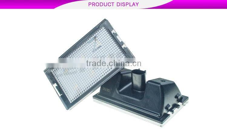 New Lowest factory price 2538SMD 6leds Landrover Led License Plate