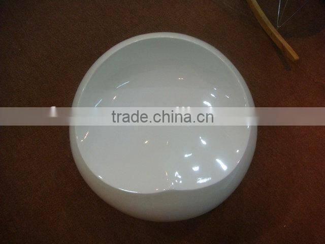 replica European style relaxing fiberglass material blue Eero apple round shape ball chair wholesale