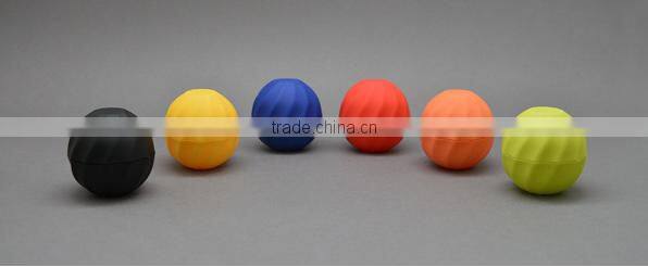 Round shiny silver lipstick tube with big clear cover, silver lip cream tube with large transparent cap