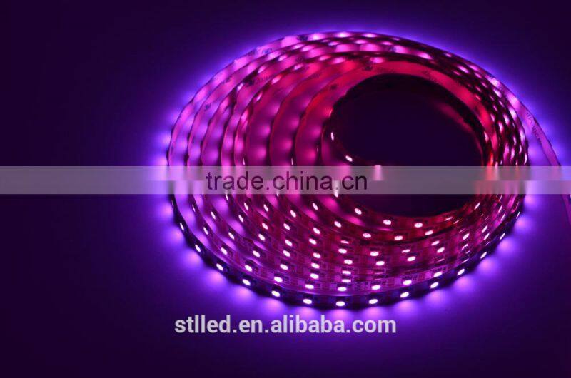 High quality fullcolor WS2812B addressable rgb led strip SMD5050 5V 12V 60leds