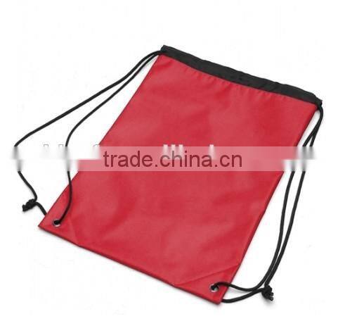 Durable custom drawstring backpack bag