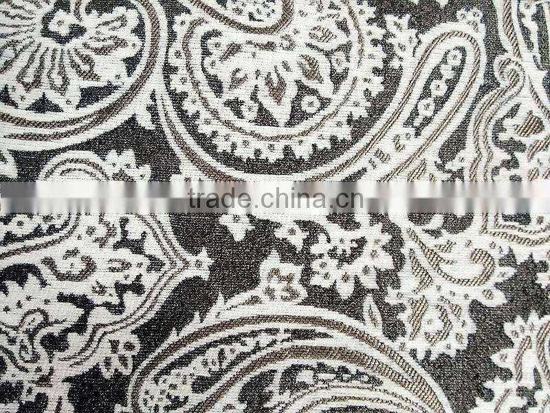 JYH modern chenille jacquard sofa fabric furnishing woven fabric