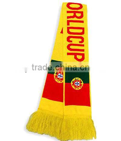 Selling world cup football match scarf sports team scarf popular fashion scarf