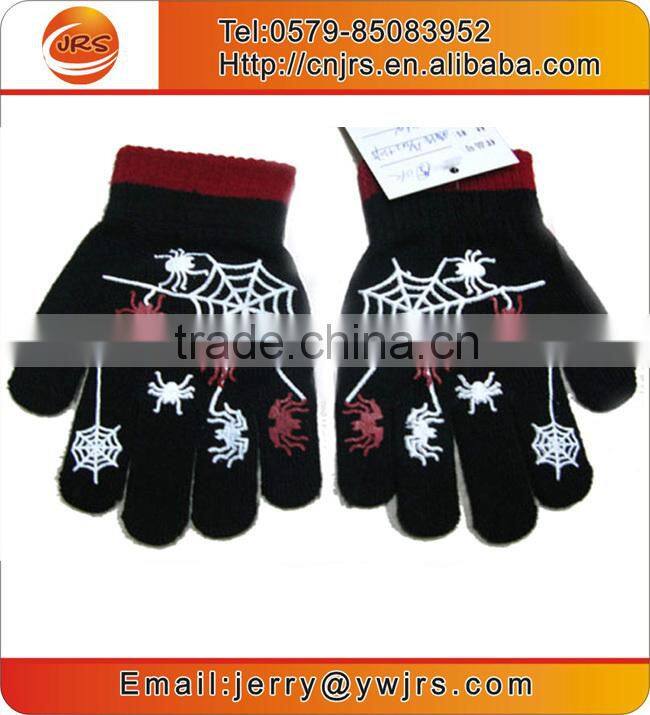 Stretch knitted gloves for adults