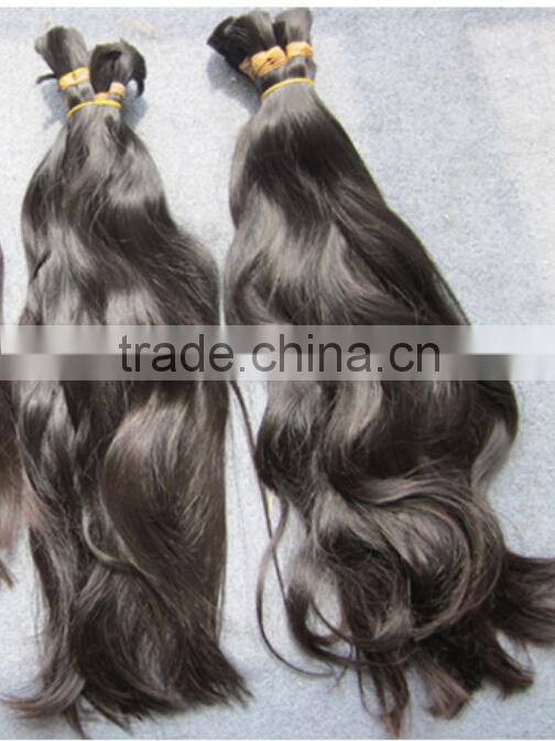 remy human hair bulk factory wholesale