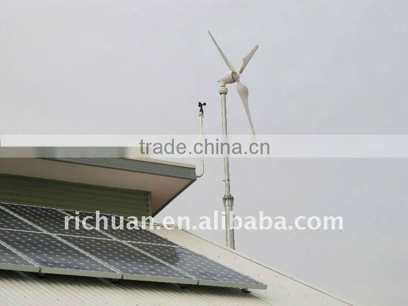 800W small solar/wind hybrid system for home use