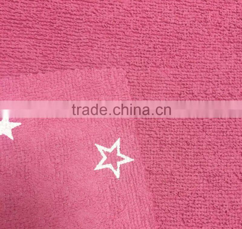 Sandwisch color 18x20cm Microfiber PU coated Terry household cloth