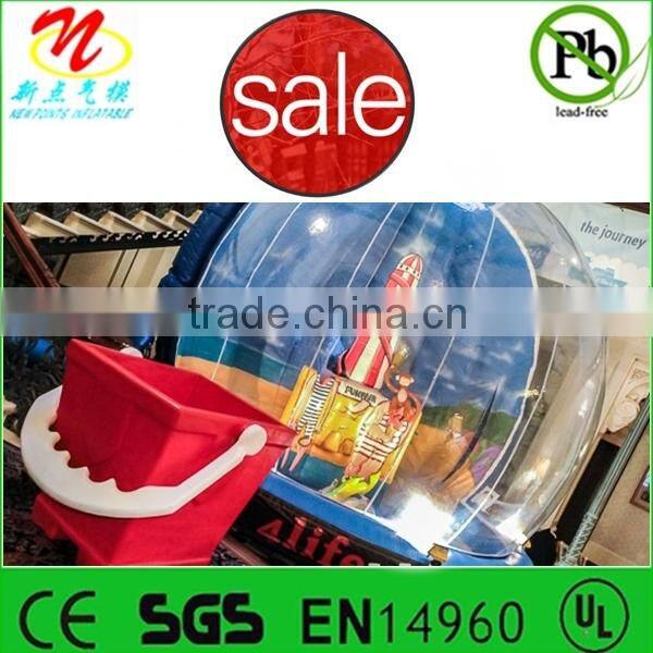 Winter wonderland themed events/attractions, giant inflatable Xmas snow globes