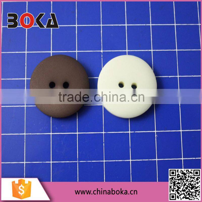 2015 wholesale newest round shape plastic buttons with 2 holes yiwu factory on direct sale