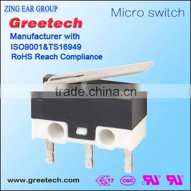 China Supplier Small Micro Switches 0.1A 48VDC
