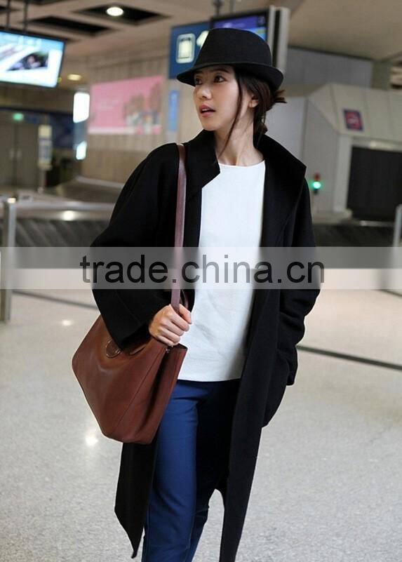 Star Favourite Trend All-match Man Women Trilby Fedora Cap With Leather Buckle