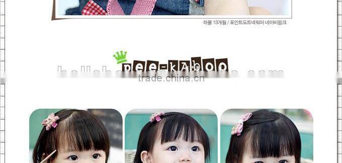 2014 Latest Cute Polka Dot Pattern Circle Loop Style Baby Kids Winter Scarf