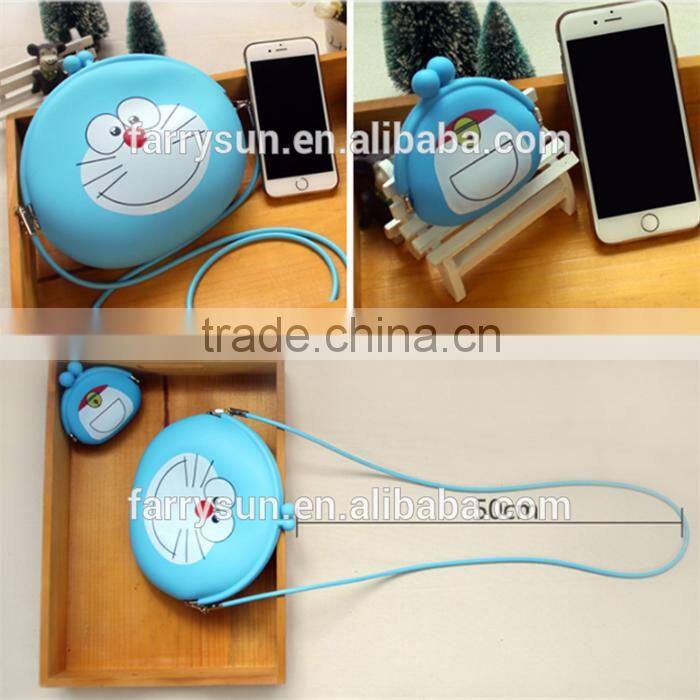 jelly coin pochi silicone purse with zipper