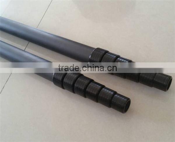 Portable carbon fiber microphone boom pole