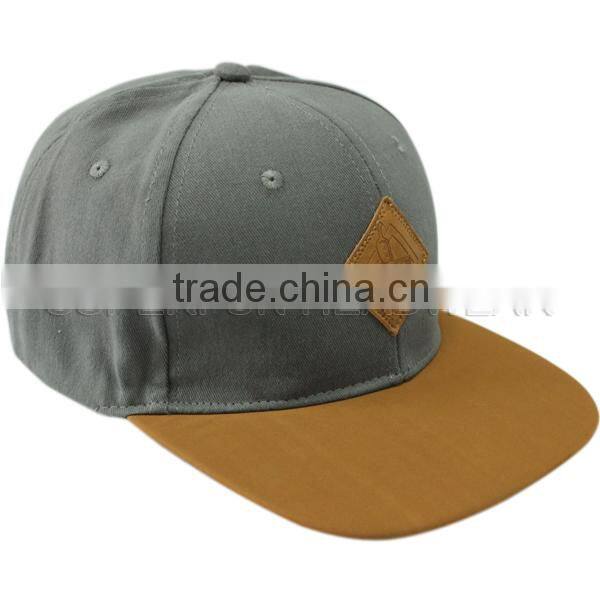 promotional brand leather belt snapback cap
