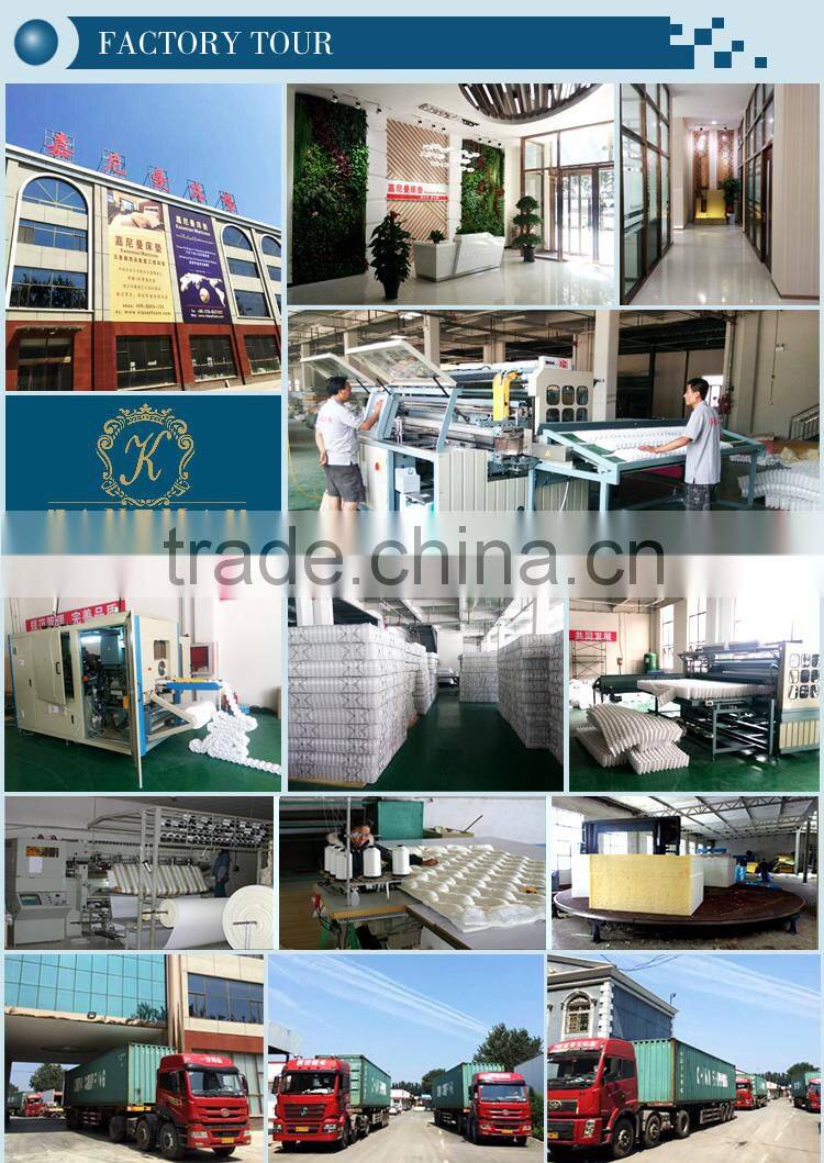 High Quality Double Knitted Fabric Quilted in Customized different Design For Mattress