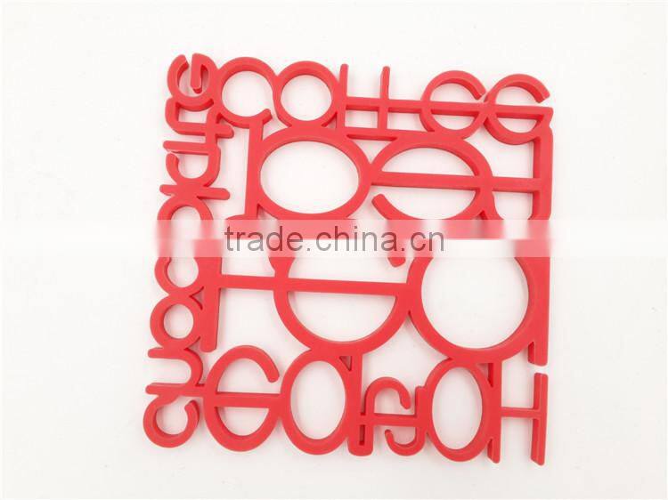 Top sell silicon foldable cup mat in tableware