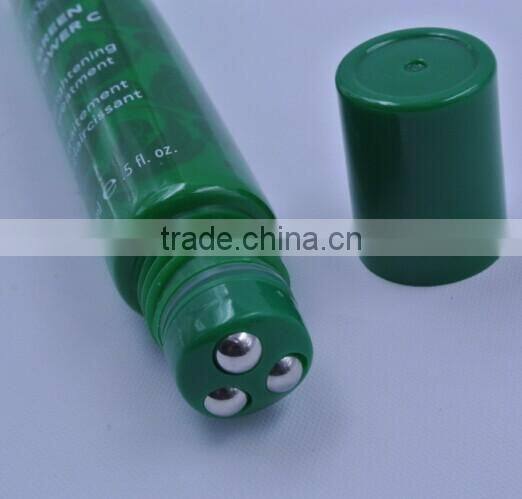 Plastic Tube with Five Balls Roll on Massage Head for Cosmetic Packaging