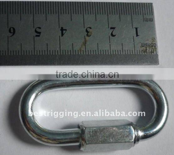 6mm Zinc Plated quick link in Karabiner Rigging Hardware Manufacturer