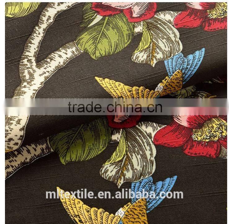 curtain fabric printed/printed canvas fabric/cotton faric