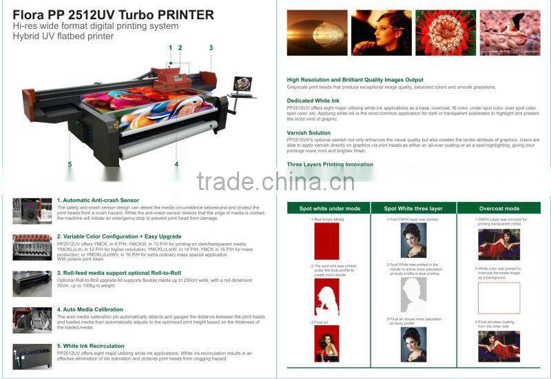Wide Format UV Flatbed Printer PP2512UV Turbo