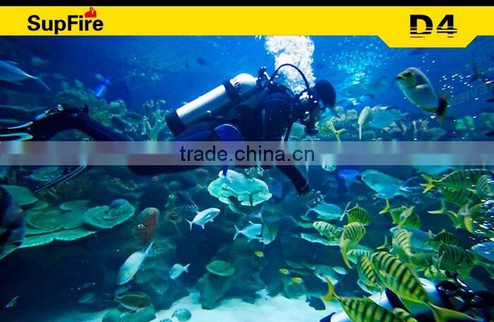 U2 LED 1000lm whirl switch LED diving flashlight