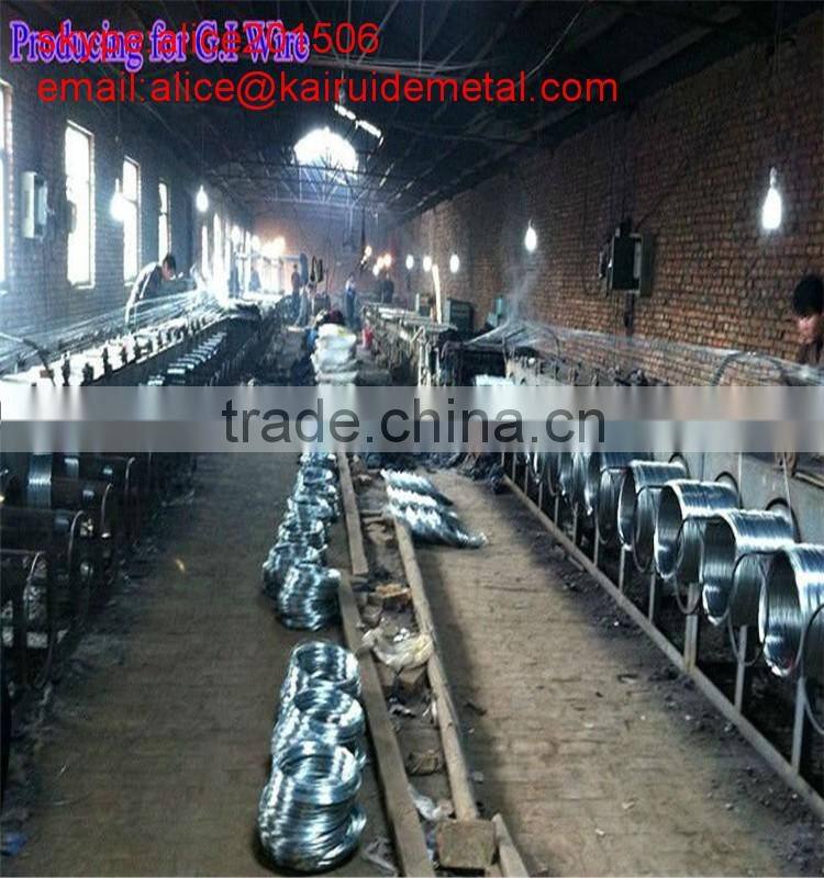 15years high quality galvanized wire factory/galvanized wire(factory)