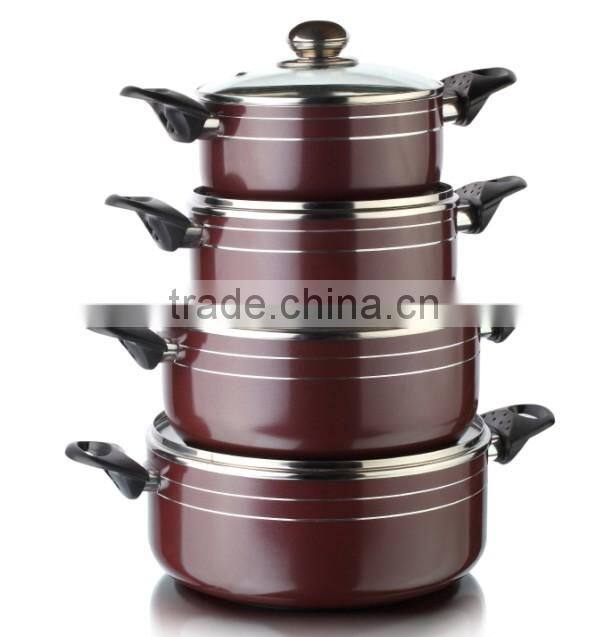 Best Saling Aluminum Non Stick Pressed/Forged Caldero Cooking Pot Sets