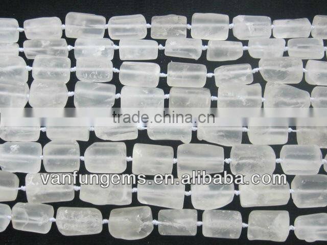 Natural crystal matted tumble