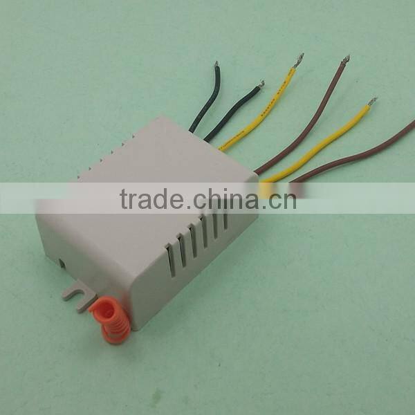 100-240V RF light remote ceiling fan speed control with Retangular receiver