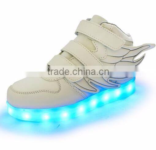 Brand New Kids Girls Boys LED Light Up Sneakers Luminous Casual Flash Usb Charger Led Light Girls Shoes With Led Light