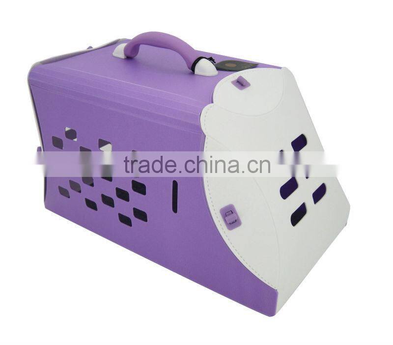 2014 Purple Collapsible Pet Dog SUV Carrier Bag