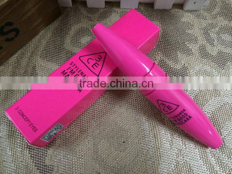 South Korea 3CE Mascara stylenanda pink series 3d fiber mascara for eyelash extensions