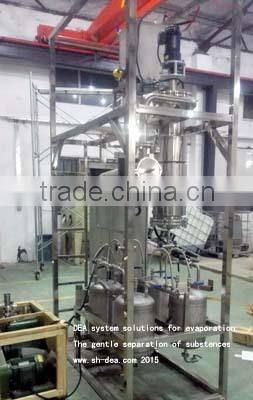 Lab thin film evaporator for the algae biodiesel BML-10