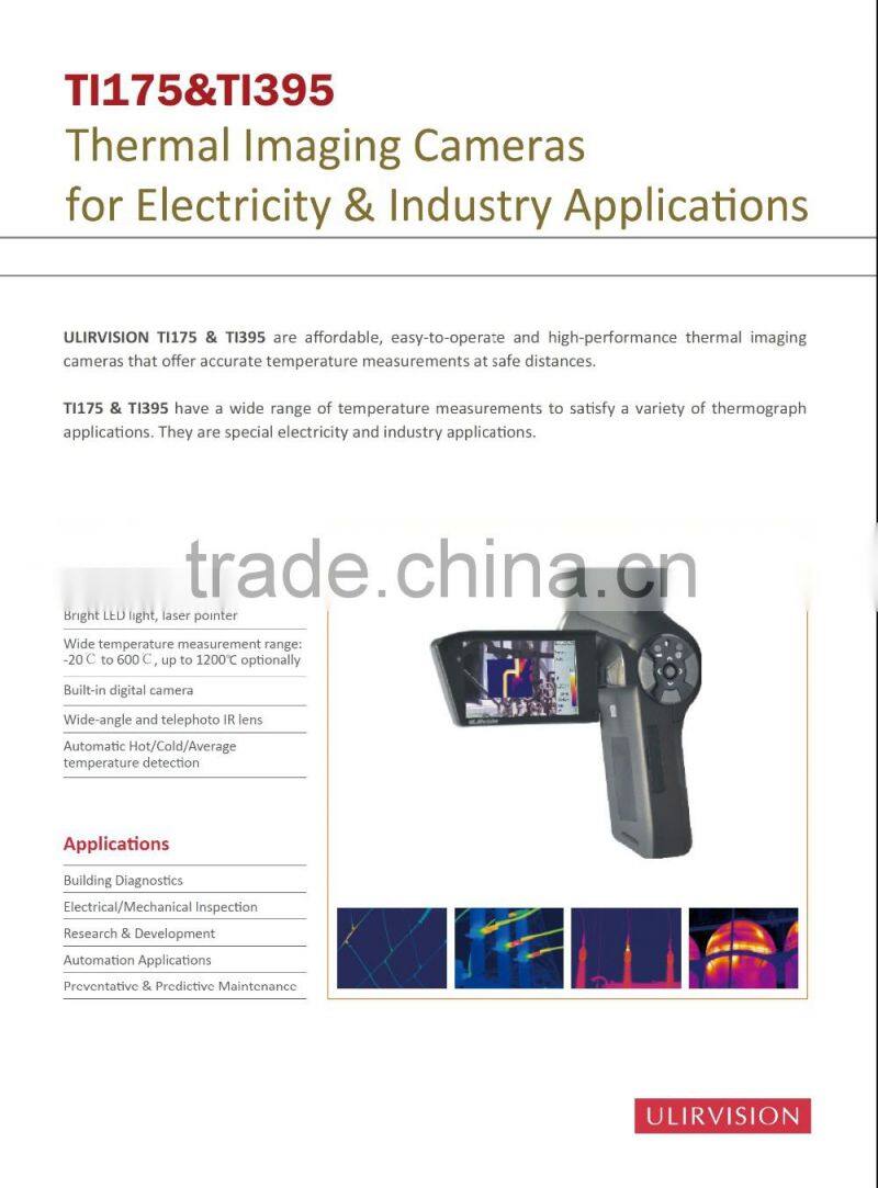 Thermal imaging camera TI395 thermograph 1200 Celsius degree max
