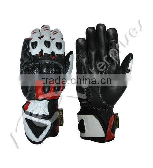 Leather Motorbike Motorcycle Racing Sports Gloves